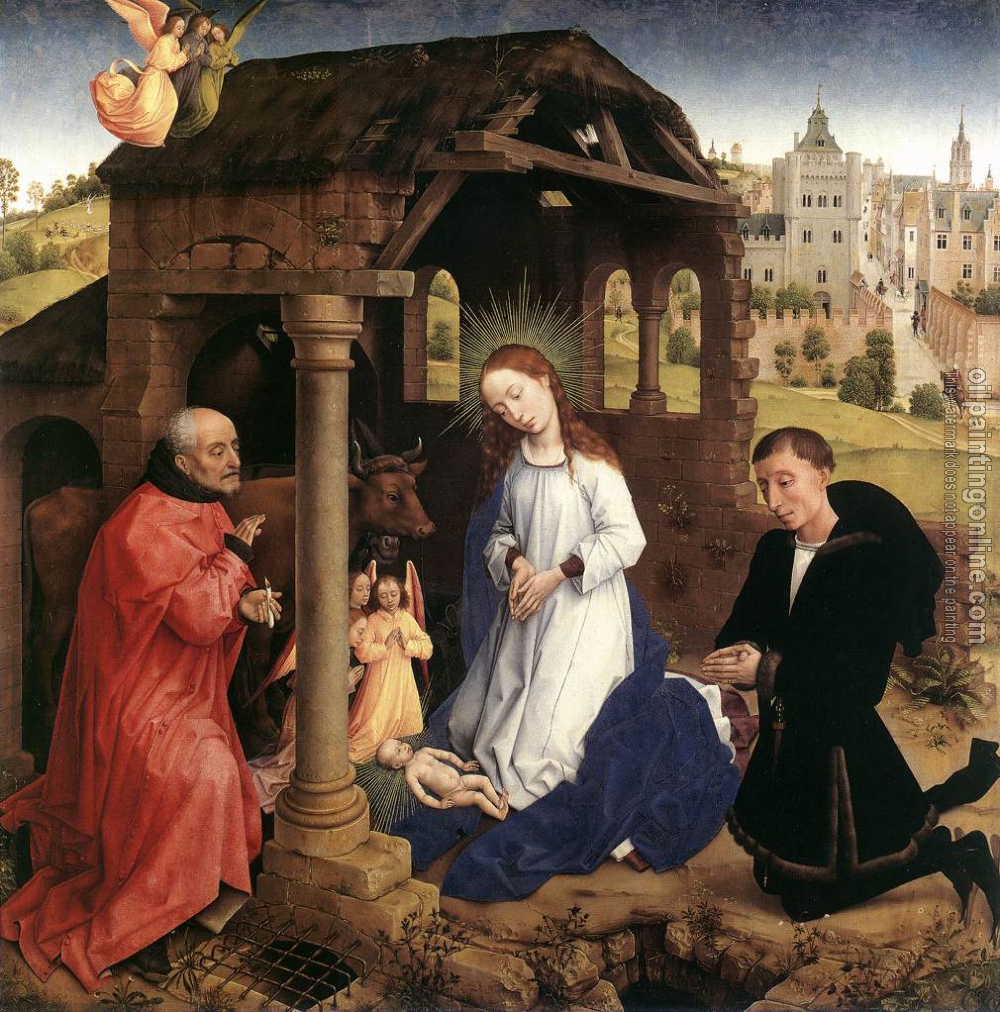 Weyden, Rogier van der - Bladelin Triptych-central panel